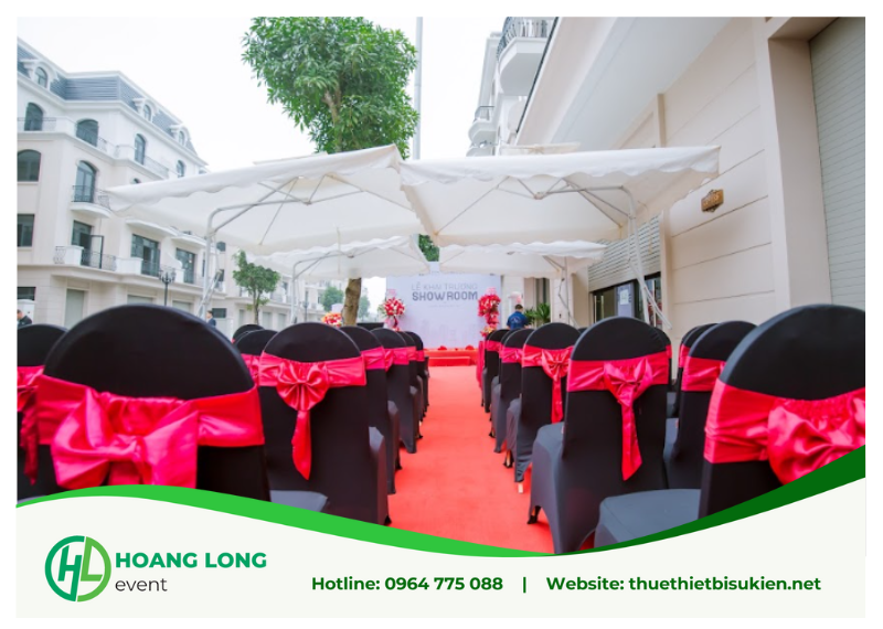 dịch vụ cho thuê dù lệch tâm